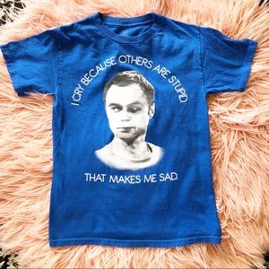 BIG BANG THEORY l Small funny Sheldon shirt